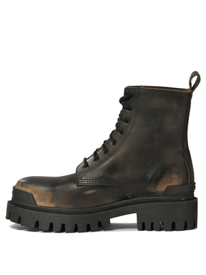 BALENCIAGA Strike Combat Boots for Men - Timeless Style