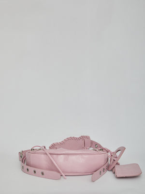 BALENCIAGA Pink Leather Crossbody Handbag for Women - FW23