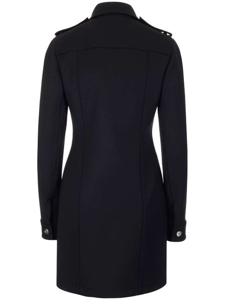 فستان من الصوف الأسود الممتاز للنساء من مجموعة FW21