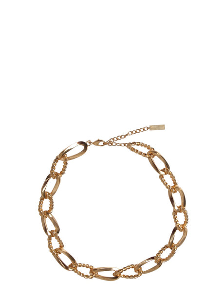 SAINT LAURENT Mini Cable Chain Necklace