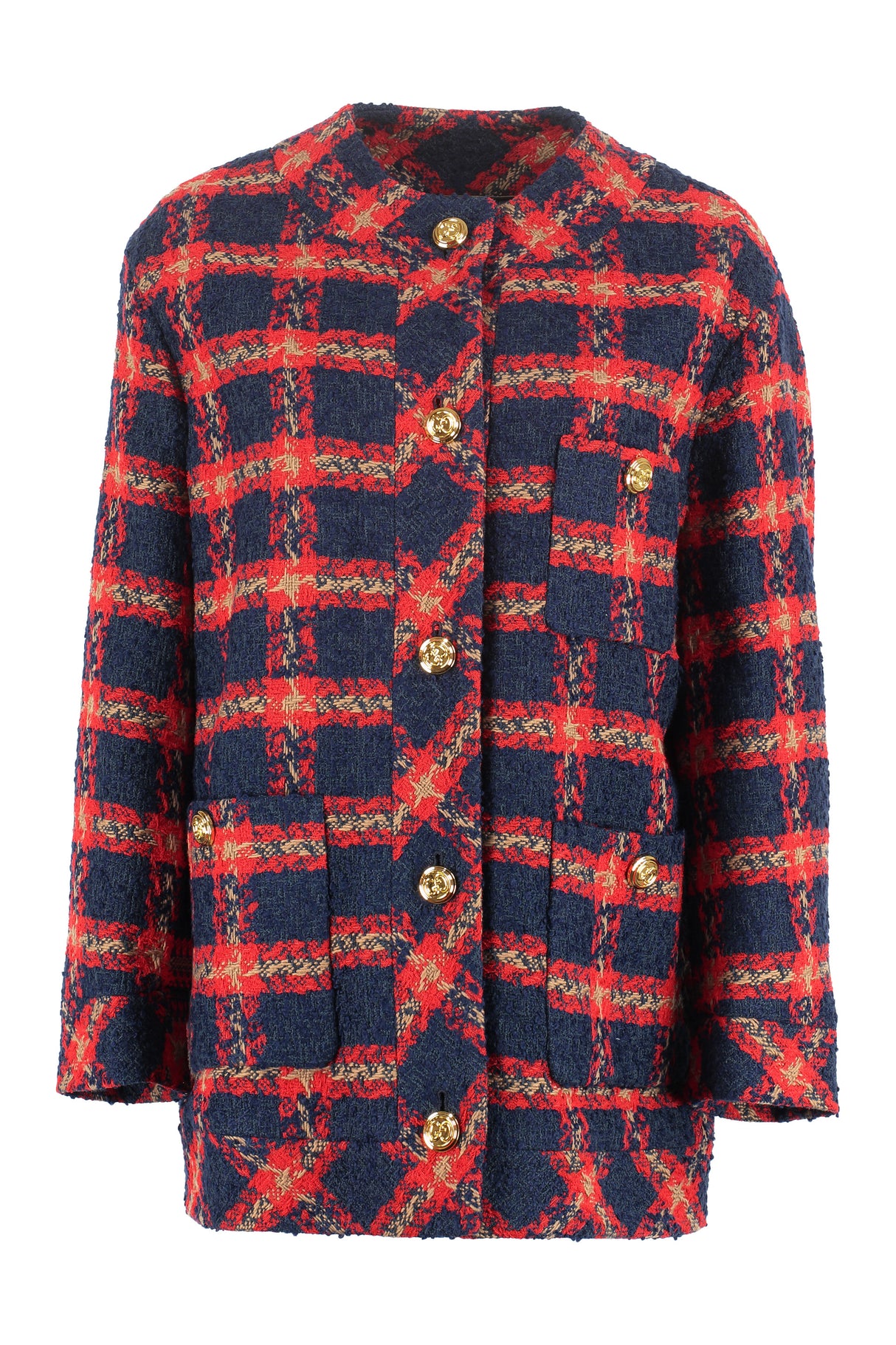 GUCCI Multicolor Tweed Jacket for Women