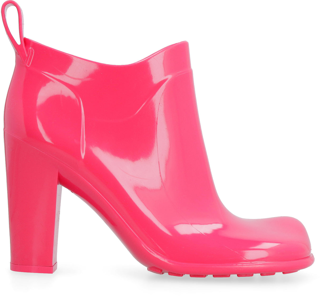 Giày Boot Mũi Vuông Màu Hồng Fuchsia Cho Nữ | FW21