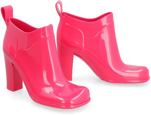Giày Boot Mũi Vuông Màu Hồng Fuchsia Cho Nữ | FW21