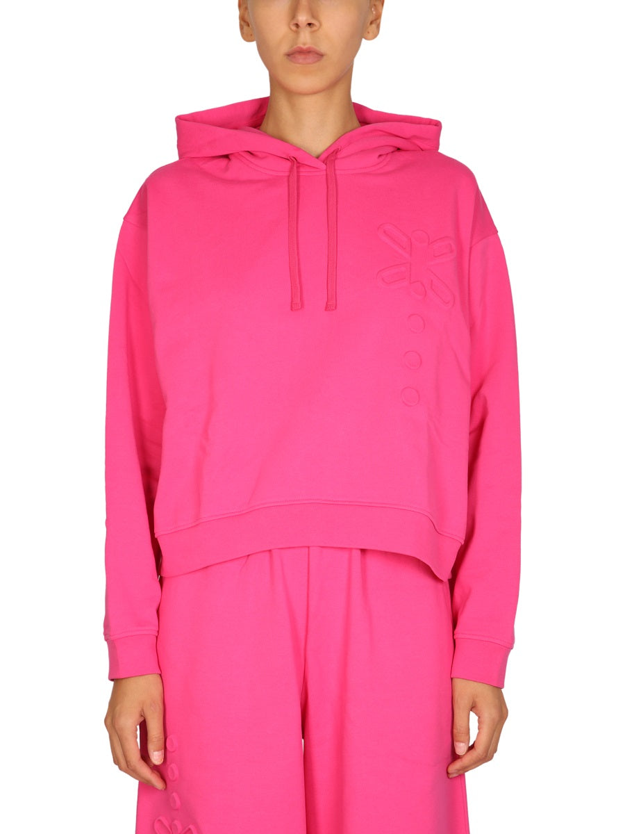 MCQ Fuchsia Hoodie with Drawstring