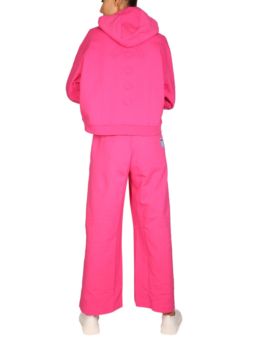 MCQ Fuchsia Hoodie with Drawstring