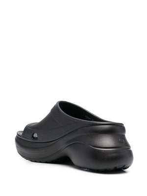 Women's Black Slide Sandals for SS24