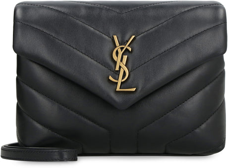 SAINT LAURENT Elegant Mini Leather Crossbody Bag 20x14x7.5cm