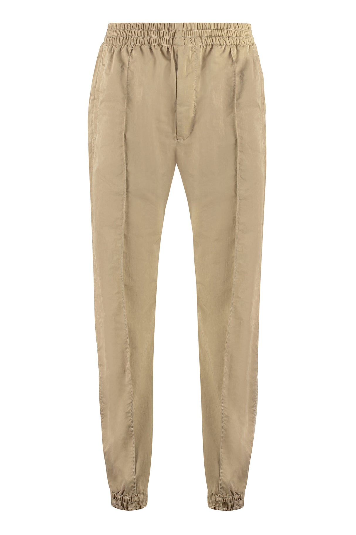 BOTTEGA VENETA Beige Elasticated Waist Trousers for Men - FW23 Collection