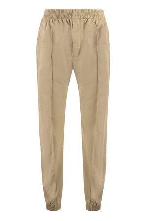 BOTTEGA VENETA Beige Elasticated Waist Trousers for Men - FW23 Collection