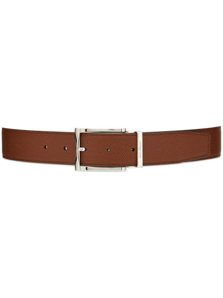 FERRAGAMO Reversible Logo Engraved Belt