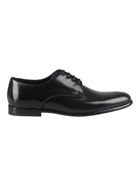 DOLCE & GABBANA Timeless Leather Derby Dress Shoes