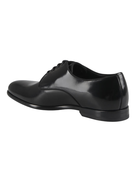 DOLCE & GABBANA Timeless Leather Derby Dress Shoes