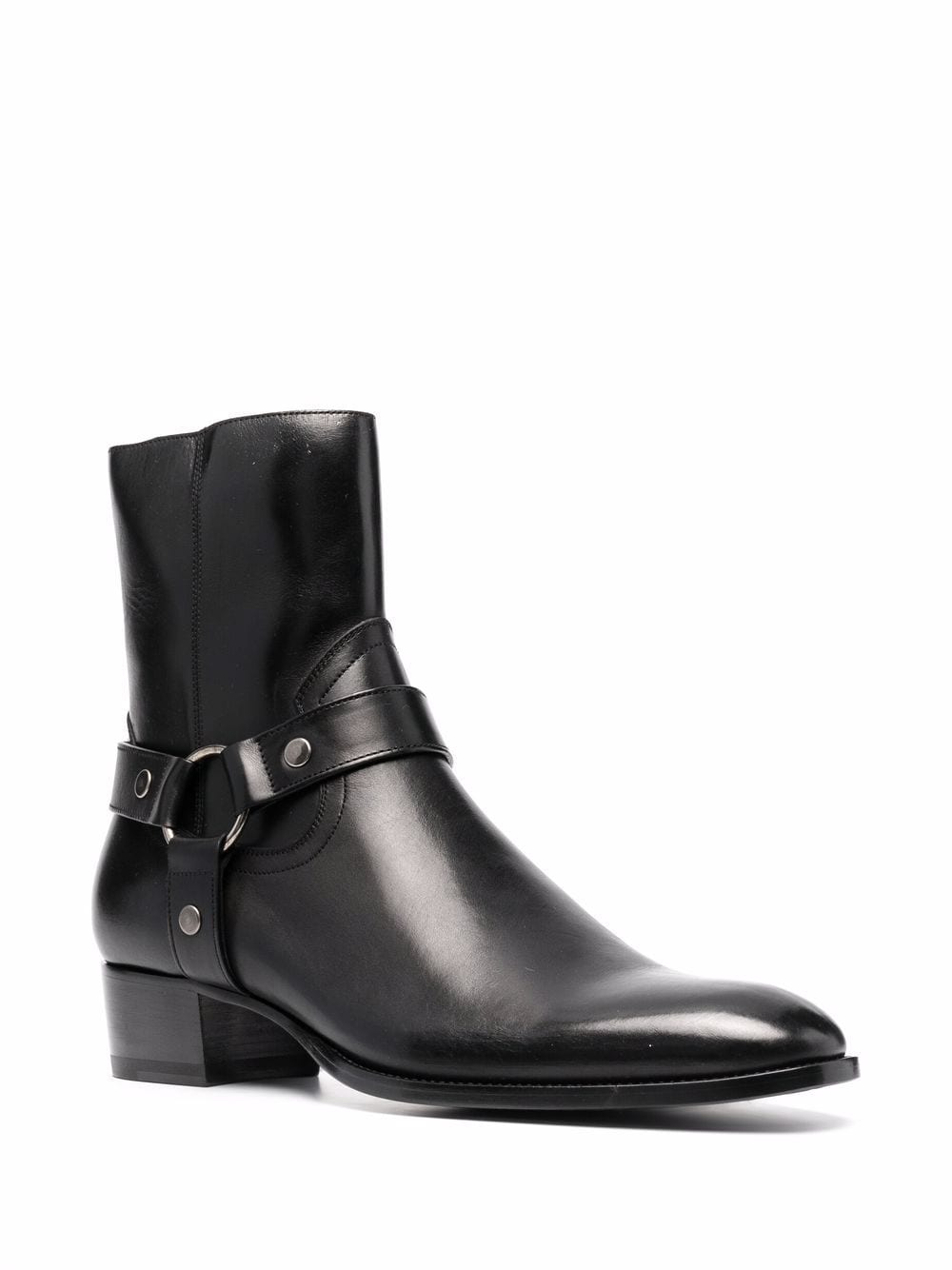 SAINT LAURENT Formal Black Men's Boots for 2024