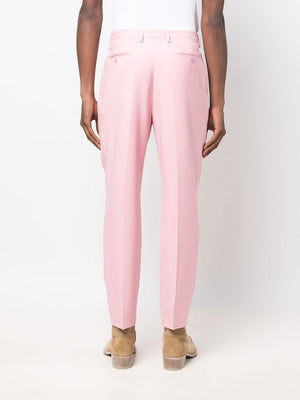 SAINT LAURENT SS22 Rose Petale Wool Pants for Men