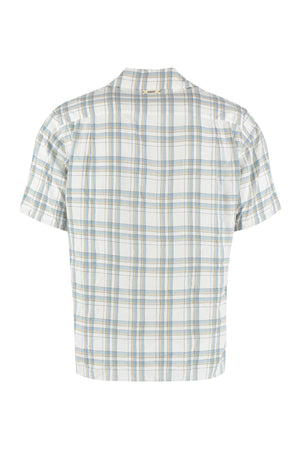 GUCCI Check Motif Short Sleeved Shirt for Men - FW22 Collection