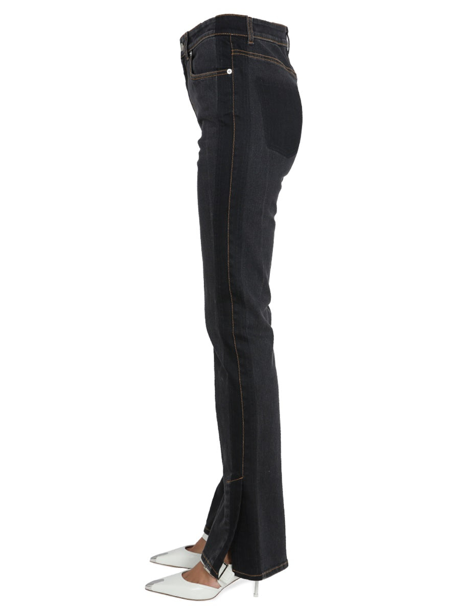 ALEXANDER MCQUEEN Wide Leg Jeans for Women - Fall 2024