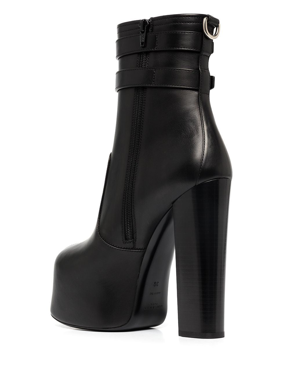 SS22 2024 100% Women's Booties in Black Calf Leather