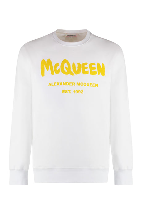 ALEXANDER MCQUEEN Essential Cotton Crew-Neck Sweater