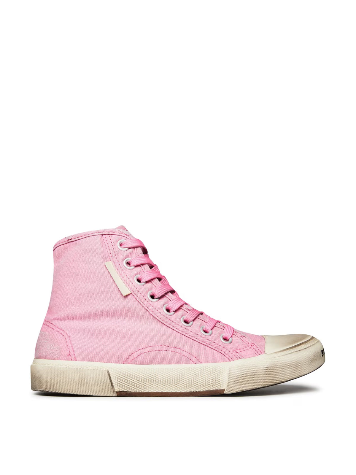 BALENCIAGA High-Top Destroyed Fabric Sneakers for Women