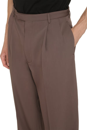 Classy Brown Tailored Men's Trousers