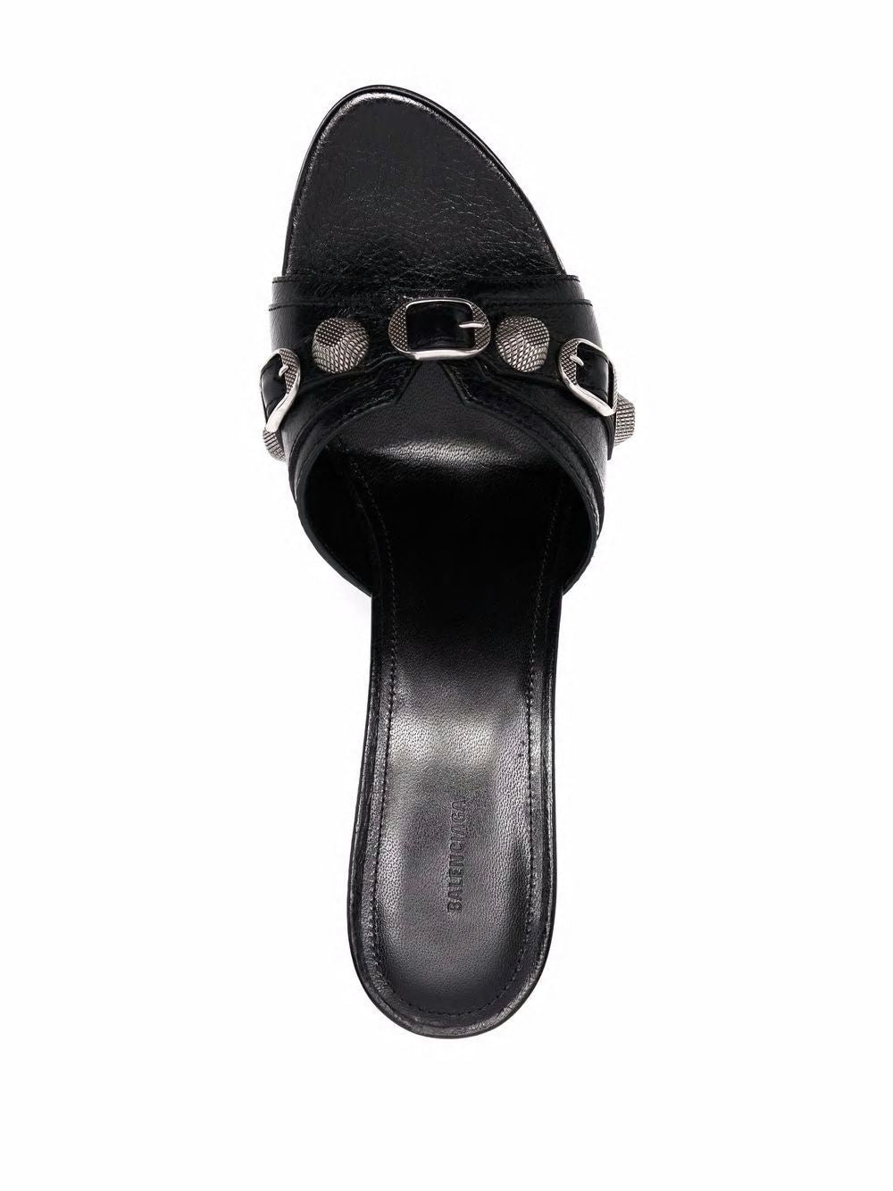 BALENCIAGA Metal-Studded Leather Sandals for Women by FW23