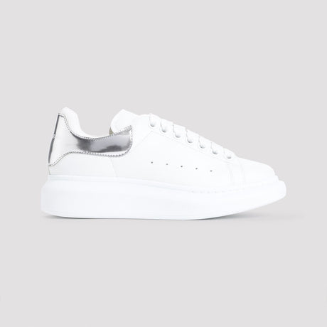 ALEXANDER MCQUEEN Elegant White Leather Sneakers for Women