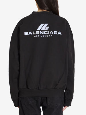 BALENCIAGA Activewear Crewneck Sweatshirt - Regular Fit