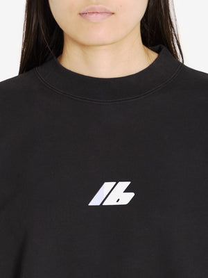 BALENCIAGA Activewear Logo Cotton Sweatshirt