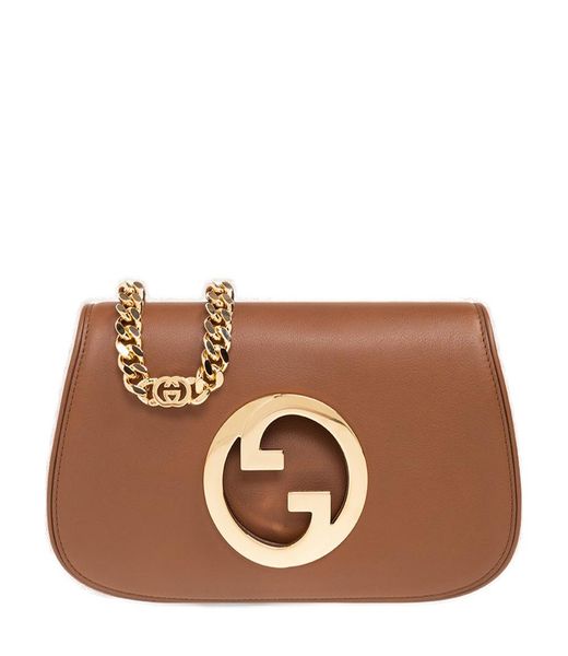 GUCCI Mini Shoulder Handbag with Gold Accent