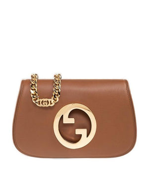 GUCCI Mini Shoulder Handbag with Gold Accent