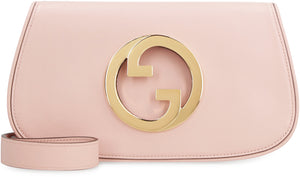 GUCCI กระเป๋าถือไหล่ขนาดเล็กพร้อมตกแต่งสีทอง