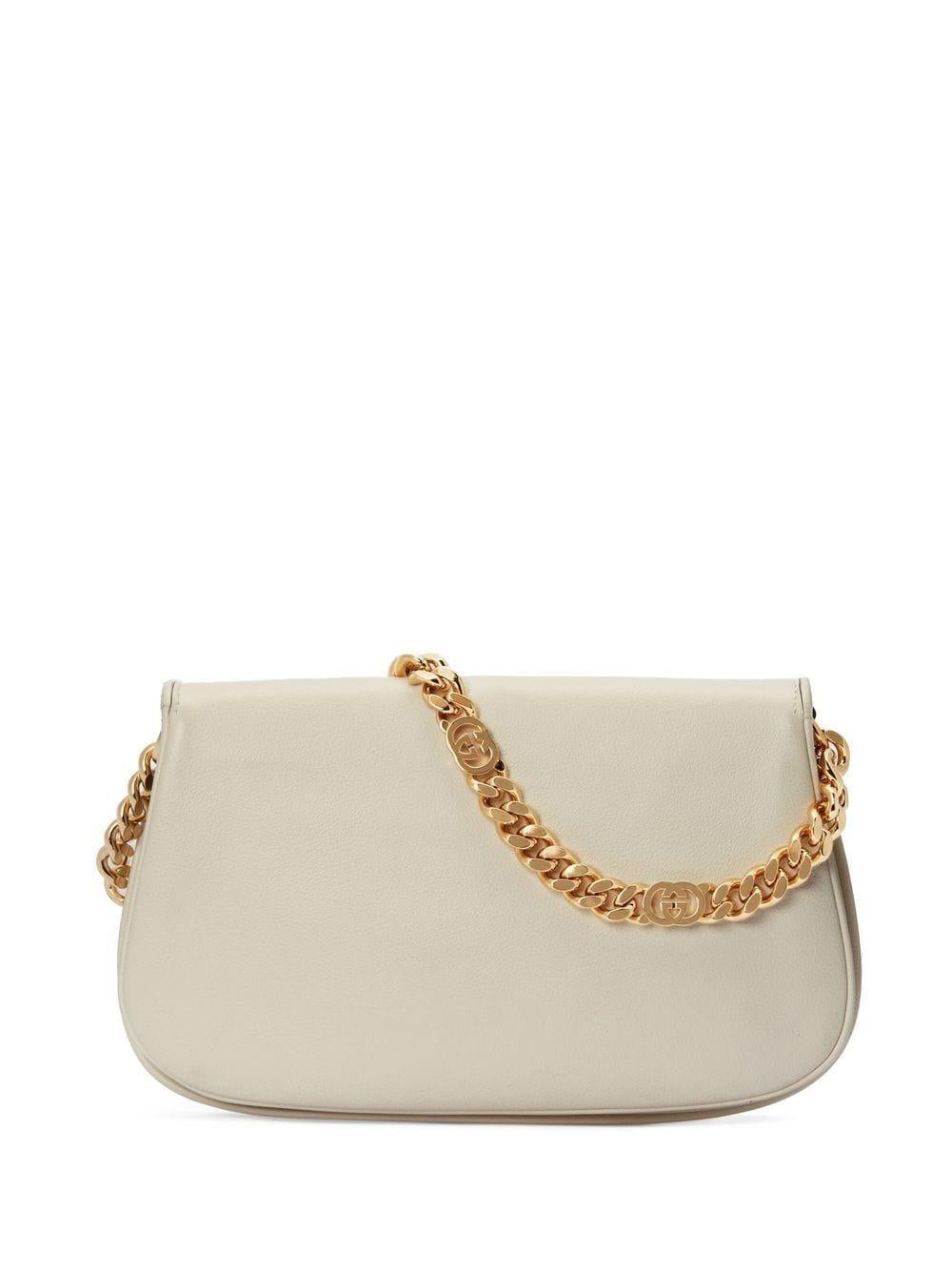 GUCCI Mini Shoulder Handbag with Gold Accent