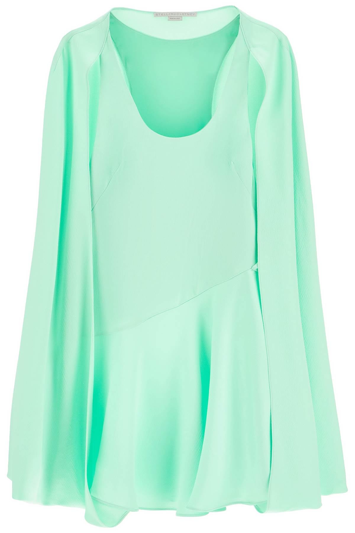 فستان قصير أخضر من مجموعة SS23 للنساء