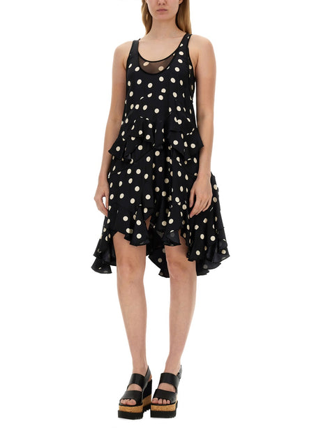 STELLA MCCARTNEY Polka Dot Mini Dress - Size 40 IT