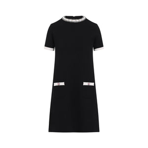 VALENTINO Chic Acetate Mini Dress for Women