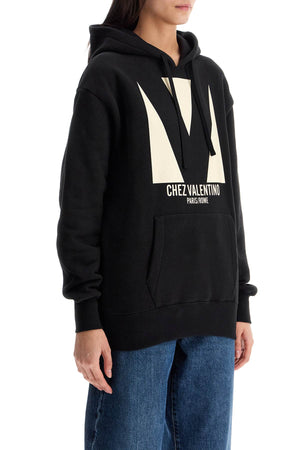 VALENTINO GARAVANI Oversized Hoodie with Graphic Print - Size XS