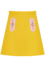 VALENTINO GARAVANI High-Waisted Flared Mini Skirt