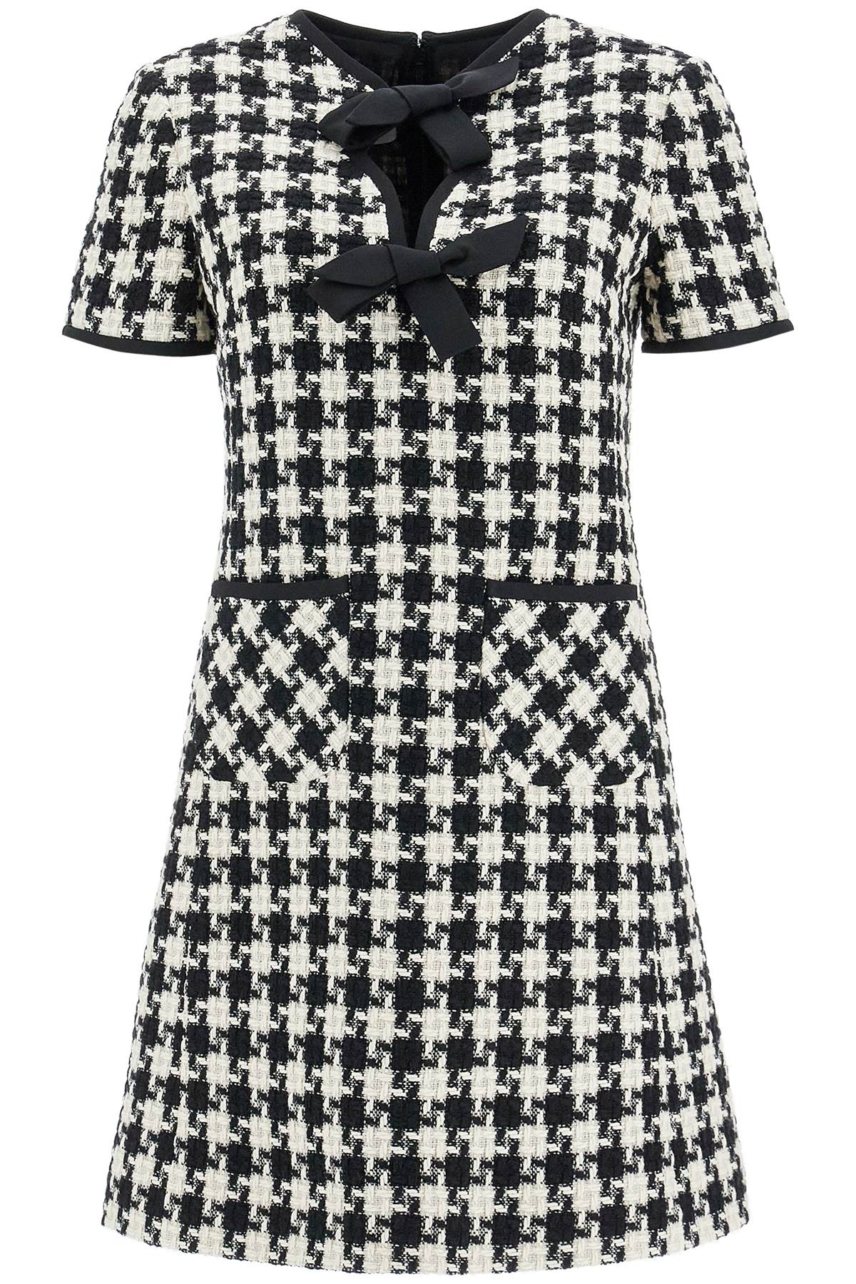 VALENTINO GARAVANI Elegant Short Mini Dress with Bow Details for Women