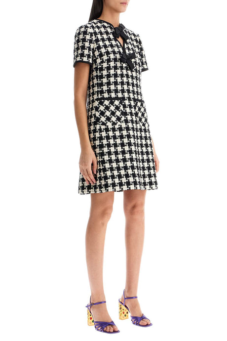 VALENTINO GARAVANI Elegant Short Mini Dress with Bow Details for Women