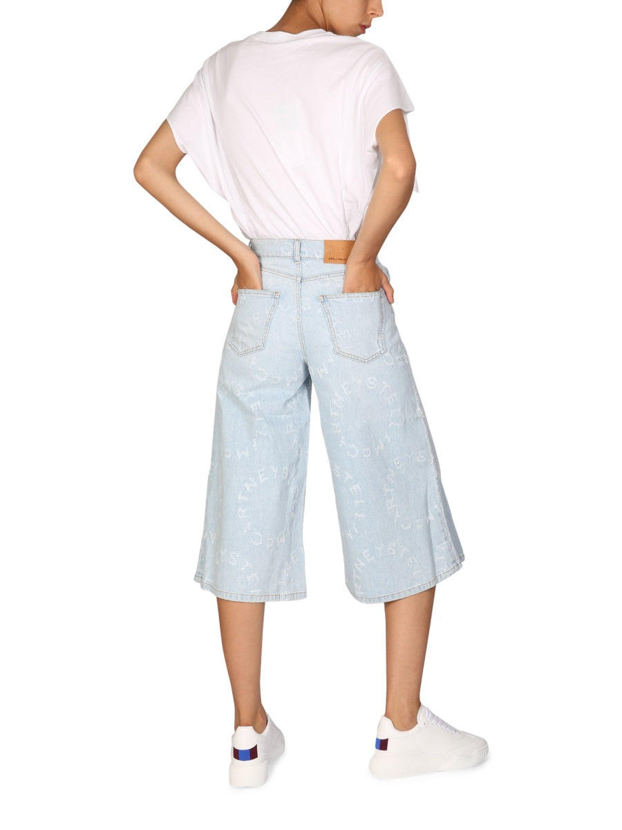 STELLA MCCARTNEY Chic Wide Leg Jeans for Women