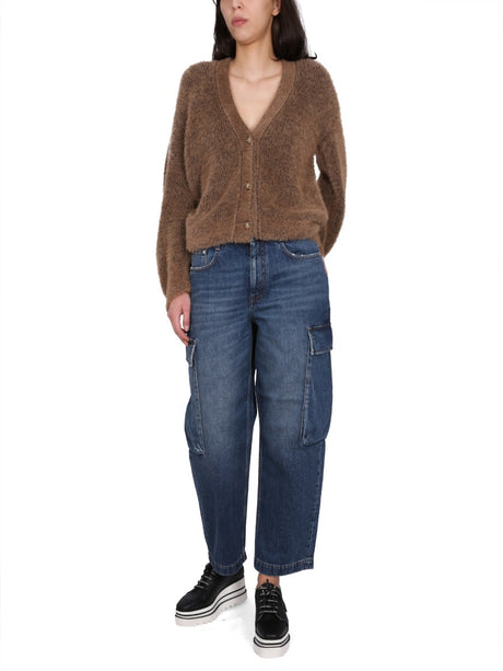 STELLA MCCARTNEY Cargo Jeans with Button Closure for Women