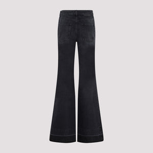 STELLA MCCARTNEY Chic Black Flare Jeans for Women - FW23 Collection