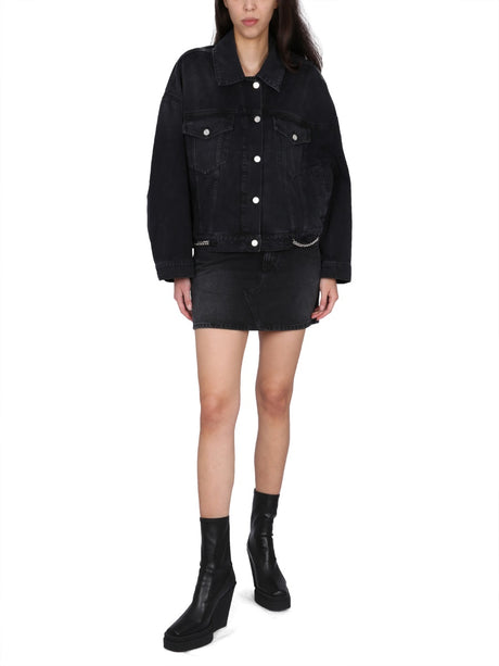 STELLA MCCARTNEY Chic Mini Skirt with Button Closure