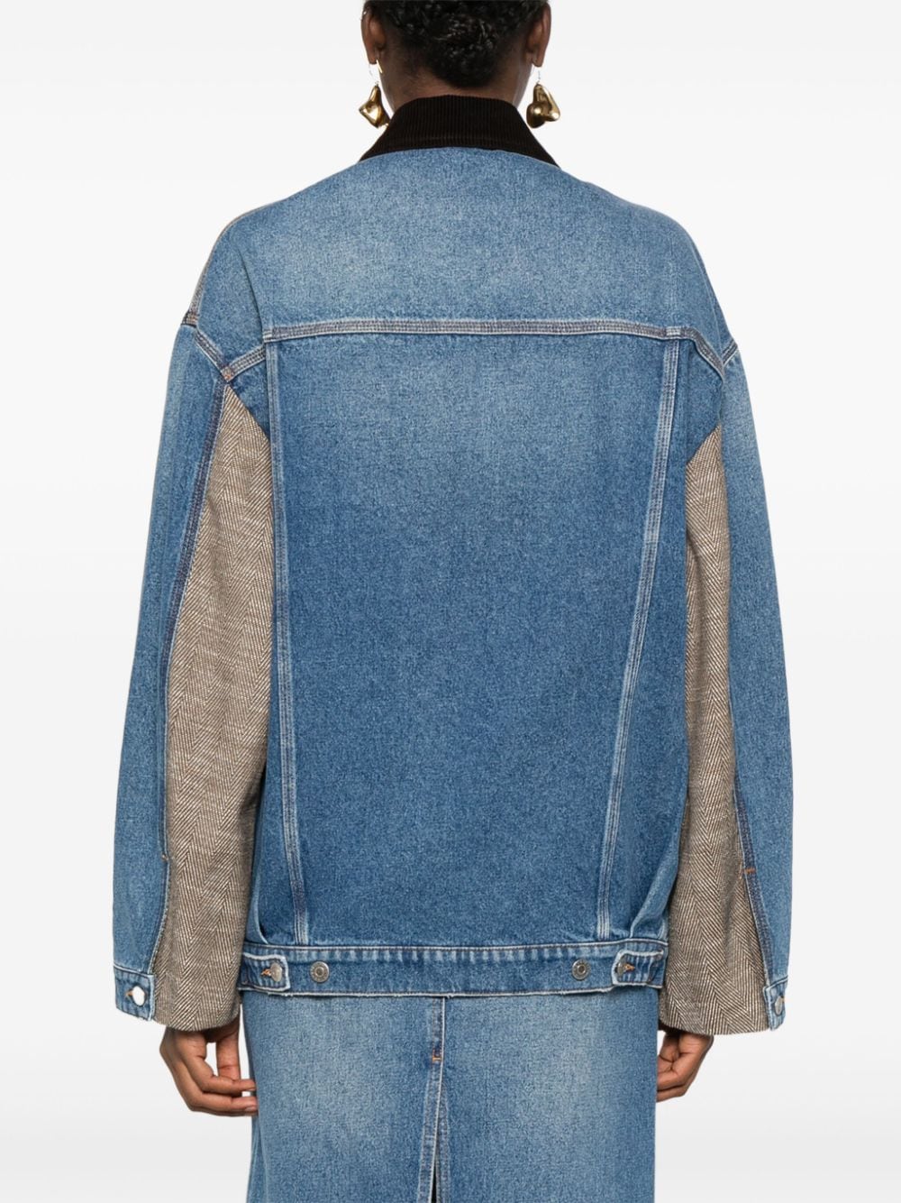 STELLA MCCARTNEY Denim and Tweed Jacket