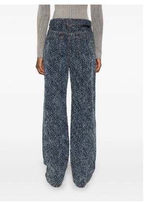 STELLA MCCARTNEY Straight-Leg Denim Bouclé Jeans for Women