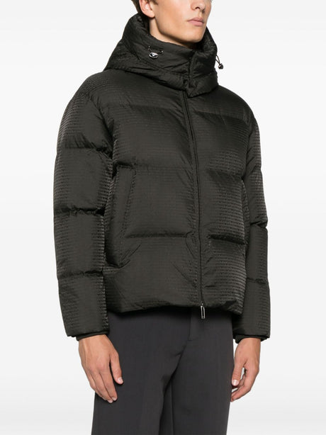 EMPORIO ARMANI Men's Down Jacket with Detachable Hood - Fall/Winter 2024