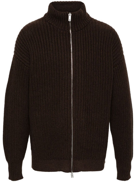 EMPORIO ARMANI Fisherman's Knit High Neck Sweater for Men