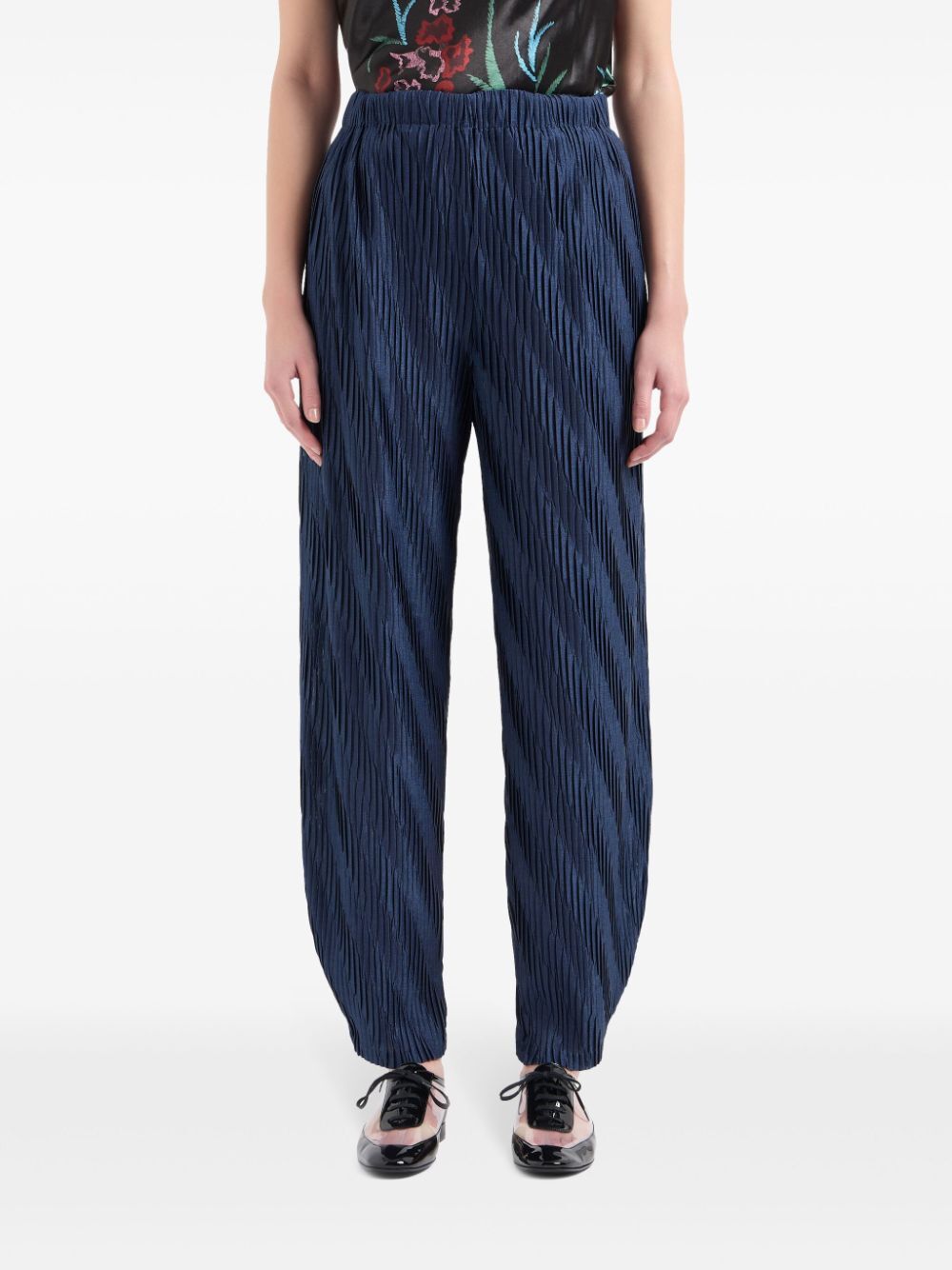 GIORGIO ARMANI Chic Pleated Pants for Women - Fall 2024