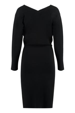 STELLA MCCARTNEY Feminine Ribbed Dress for Fall and Winter 2024