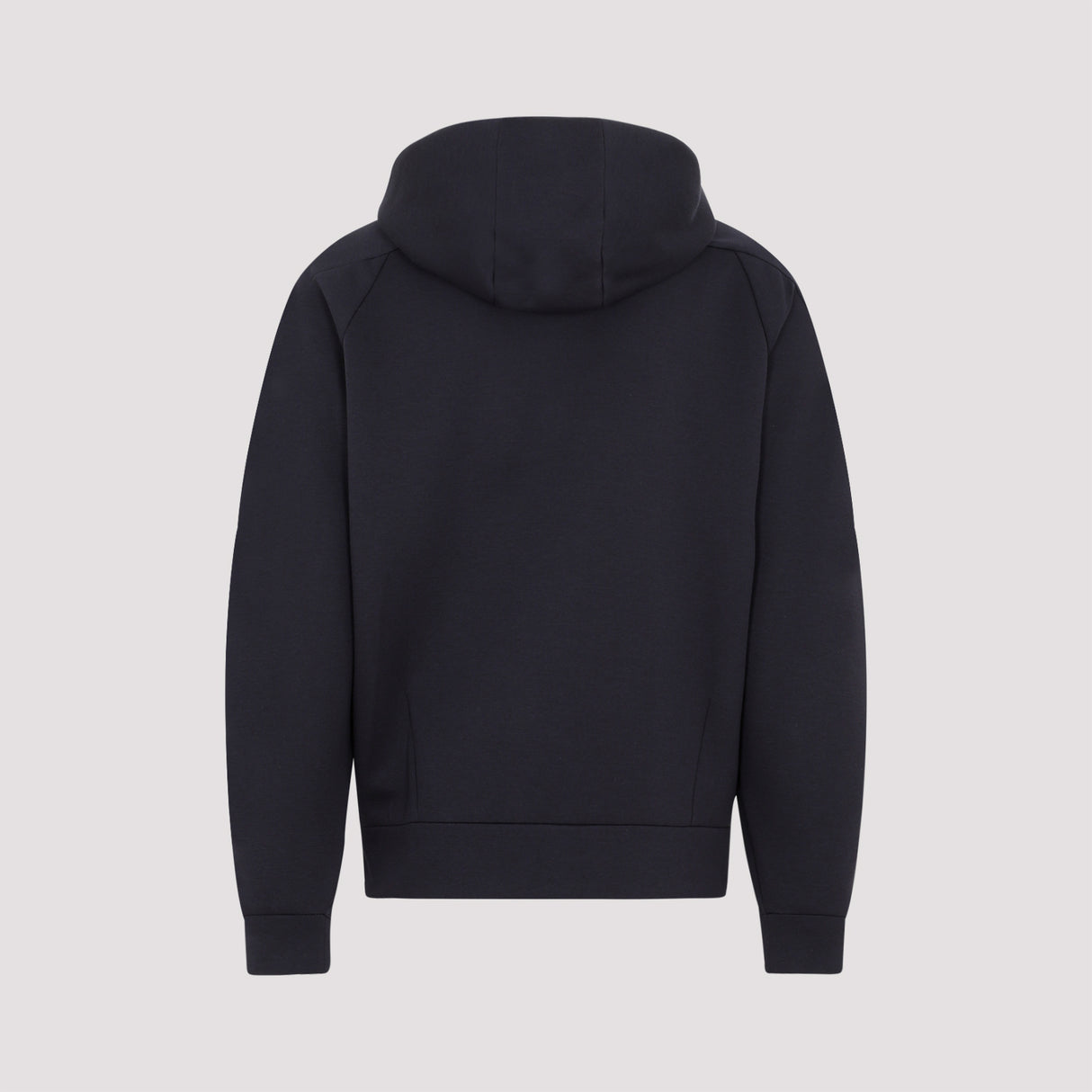 Men's Blue Velvet Effect Hoodie for FW23